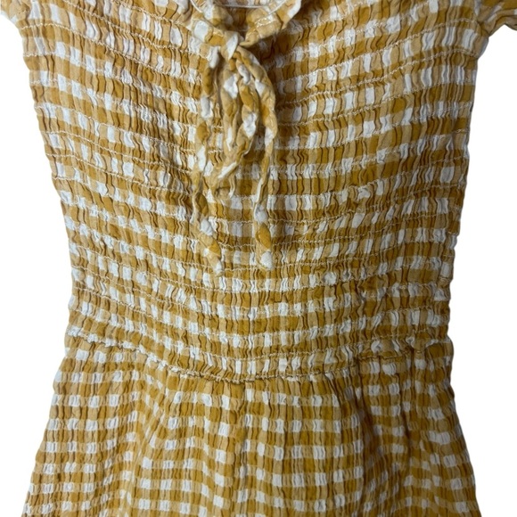 Lerumie Sienna Yellow Gingham Dress by Selena Gomez - Size SMALL - Picture 9 of 12